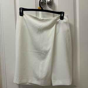 Zara White Women's Skort